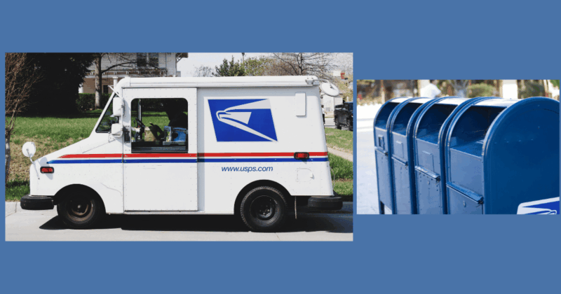 USPS 郵便局のトラック