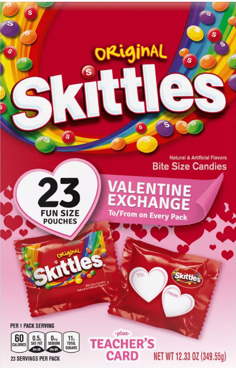 Valentine-skittles