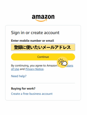 amazon create account 