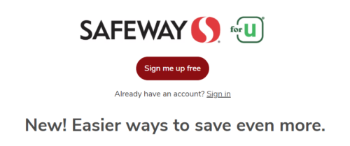 safeway-for-u-signup