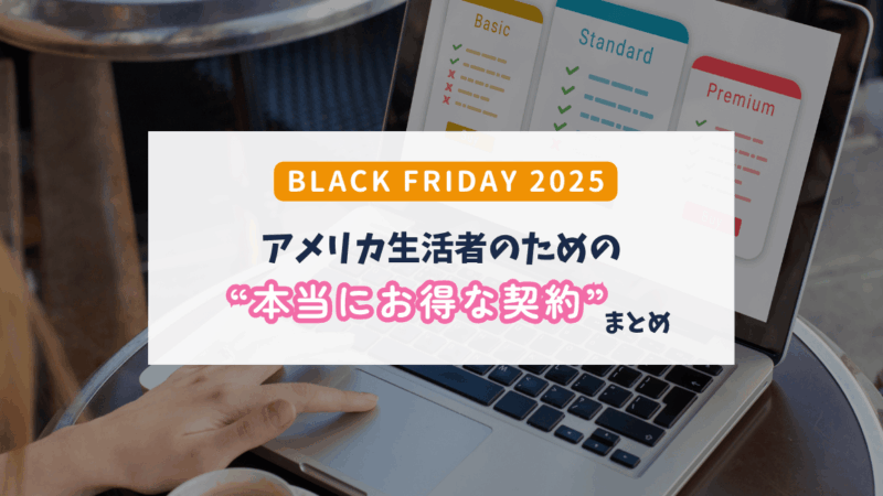 【2025年最新版】アメリカのブラックフライデー攻略ガイド — サブスク・英語学習・デジタル生活をお得にアップデート！