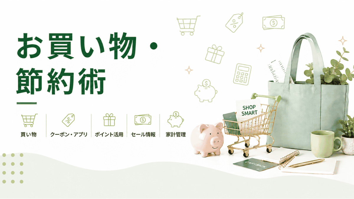 お買い物・節約術
